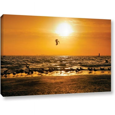 ArtWall Steve Ainsworth "In For the Landing" Gallery-Wrapped Canvas