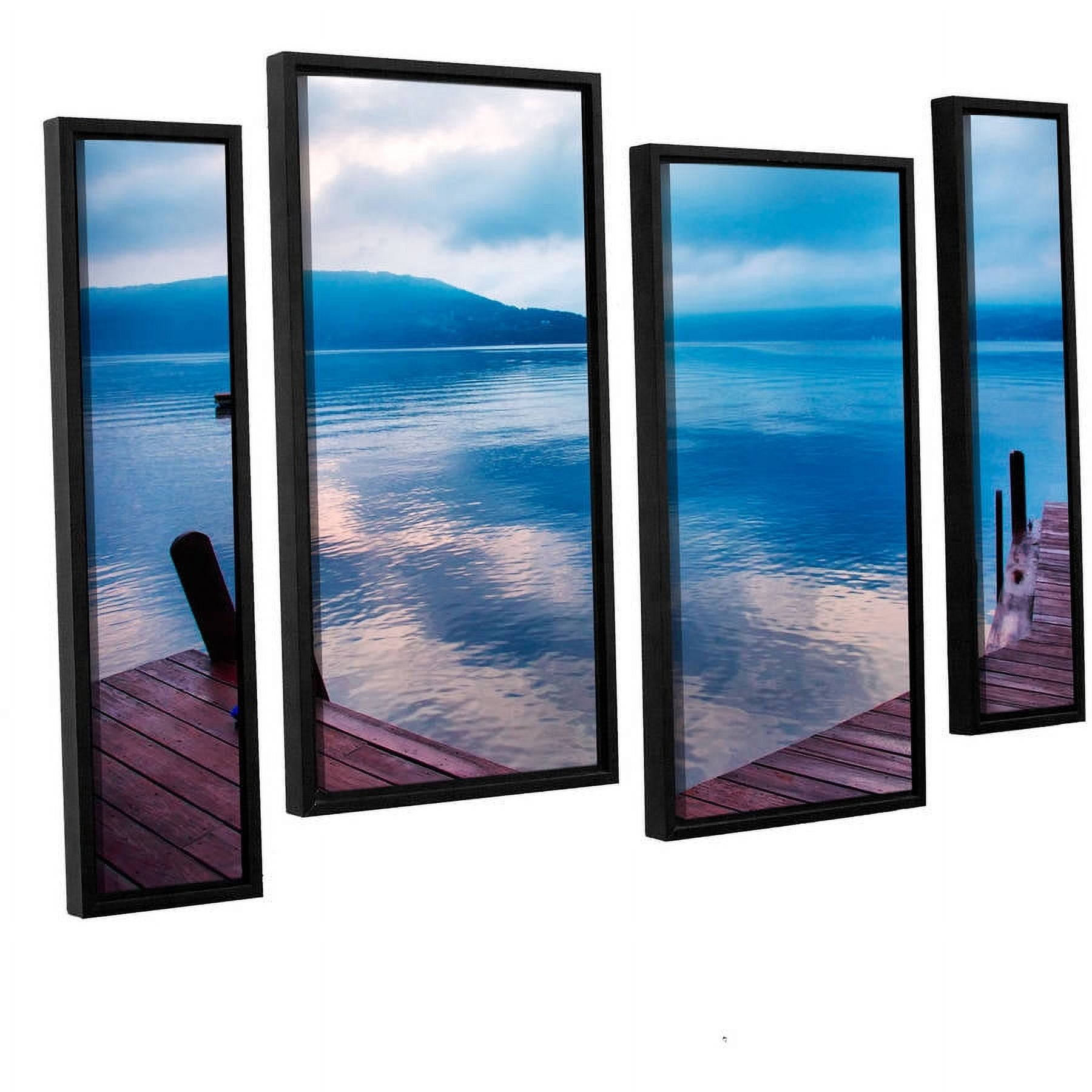 ArtWall Steve Ainsworth "Interlude Filtered" 4-Piece Floater Framed Canvas Staggered Set