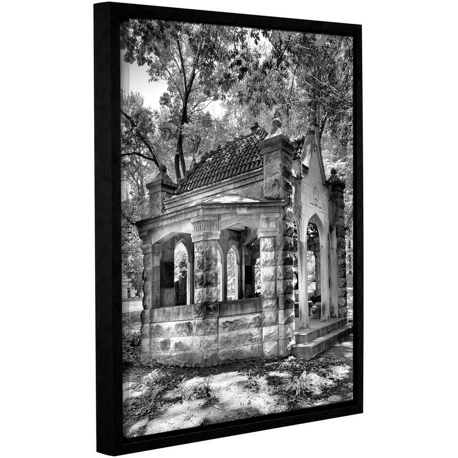 ArtWall Steve Ainsworth "Old Well House" Gallery-Wrapped Floater-Framed Canvas