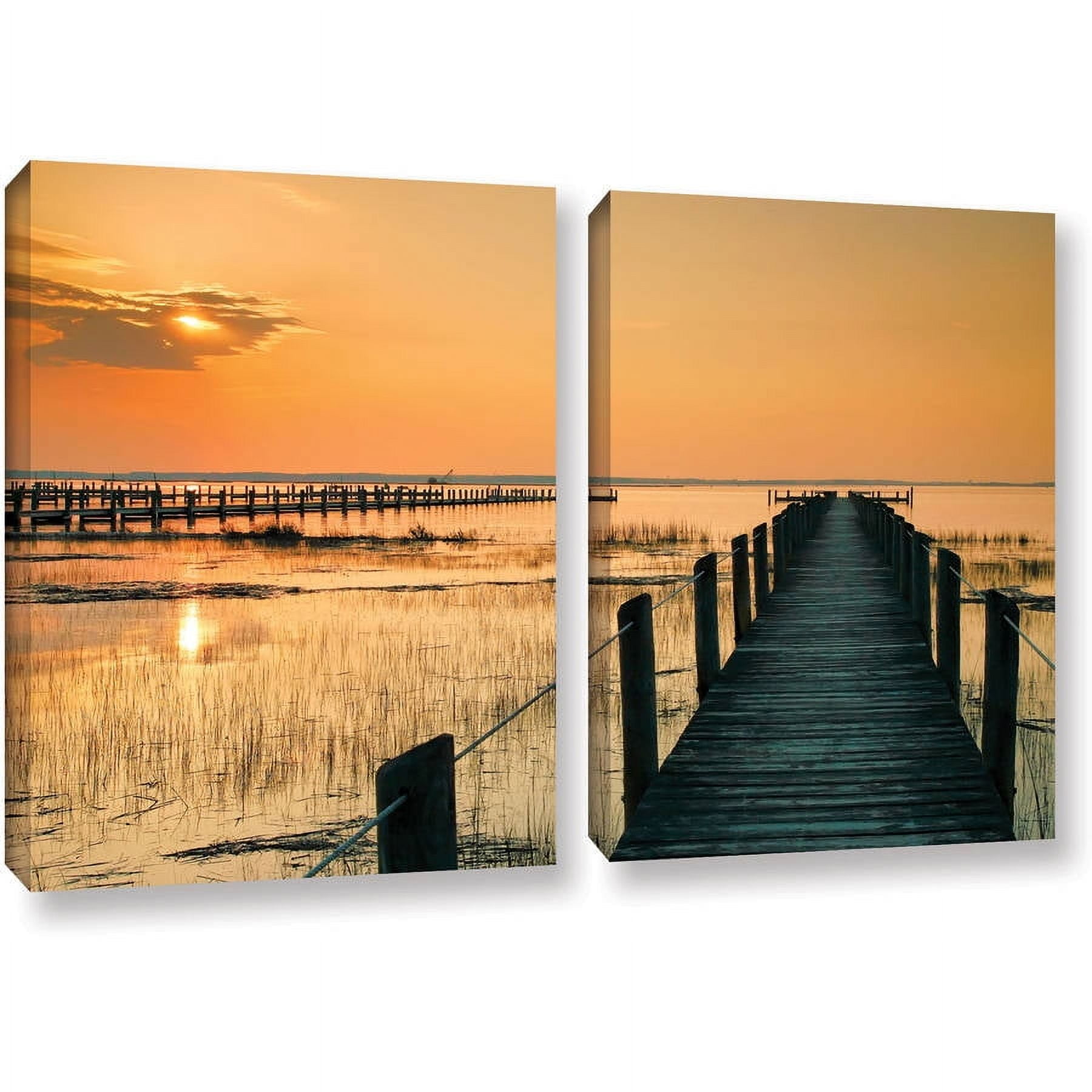 ArtWall Steve Ainsworth "Quiet Time" 2-Piece Gallery-Wrapped Canvas Set