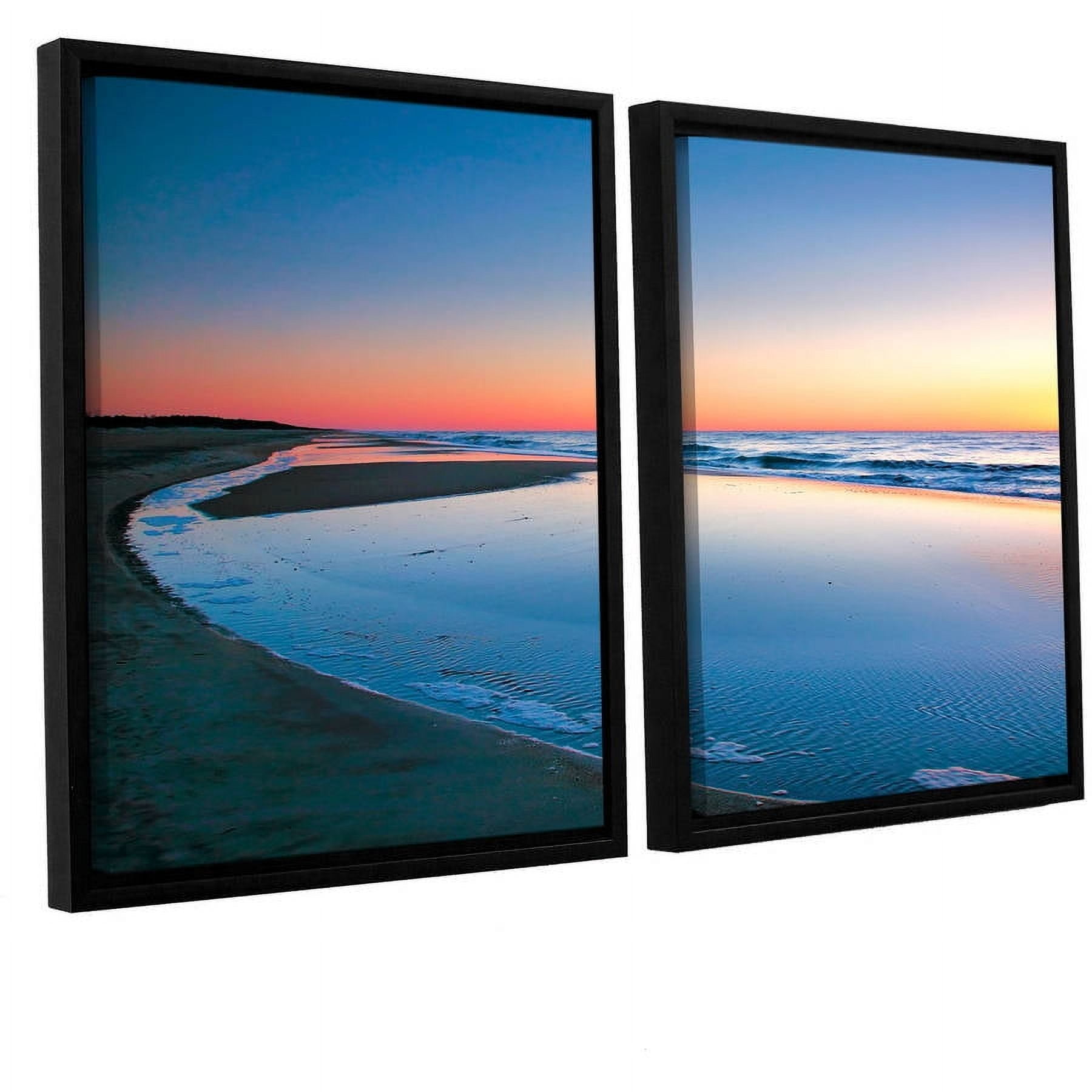 ArtWall Steve Ainsworth "Sea and Surf" 2-Piece Floater Framed Canvas Set