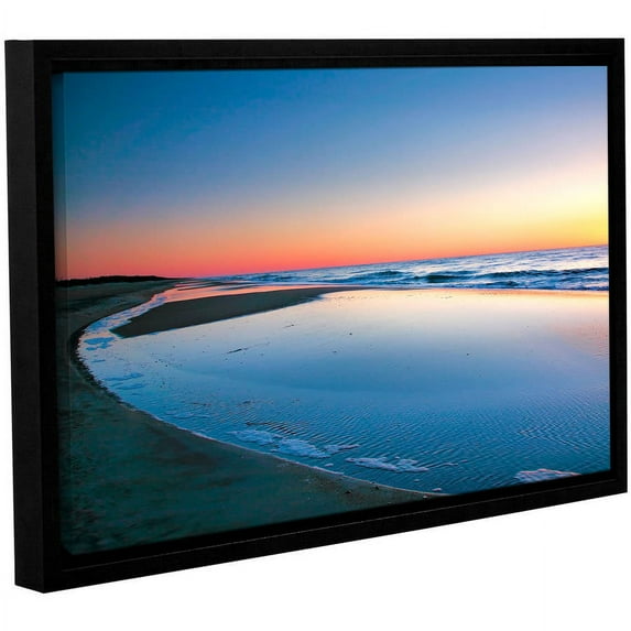 ArtWall Steve Ainsworth "Sea and Surf" Gallery-Wrapped Floater-Framed Canvas