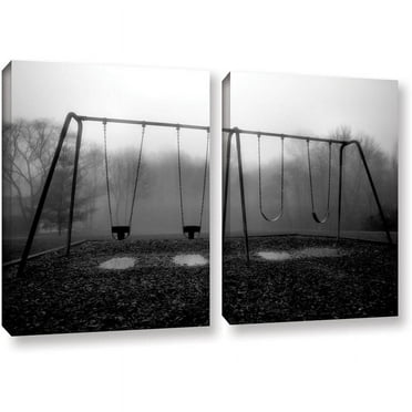 ArtWall Steve Ainsworth "Silent Swing" 2-Piece Gallery-Wrapped Canvas Set