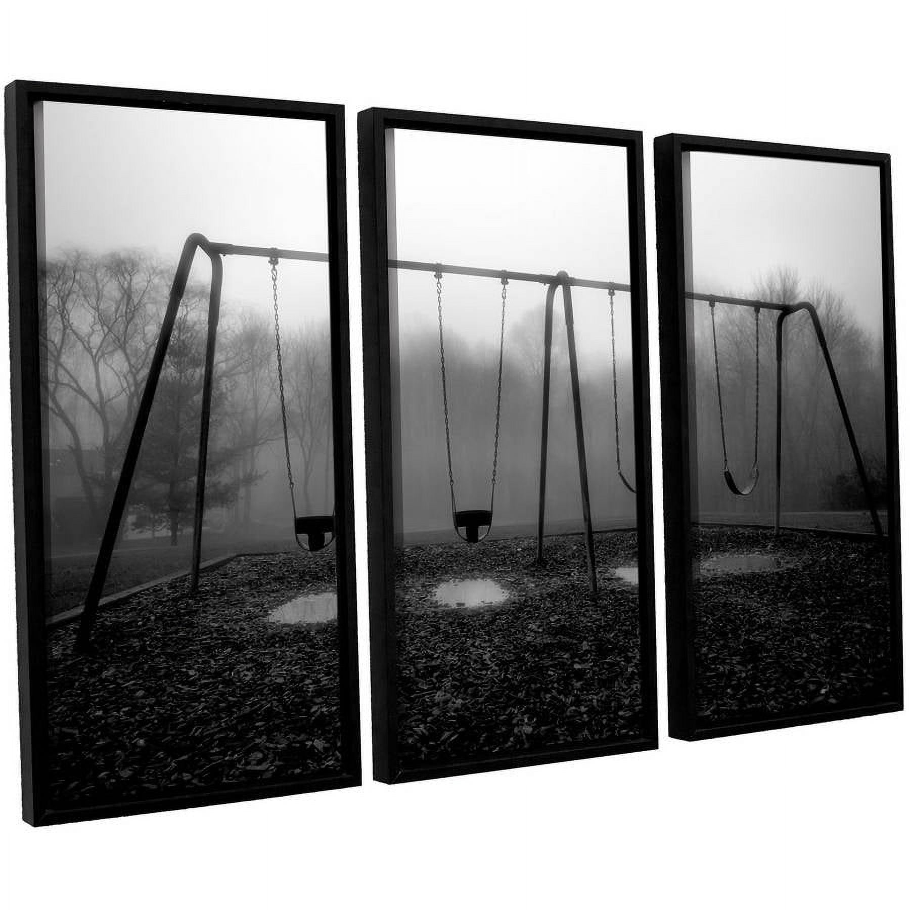 ArtWall Steve Ainsworth "Silent Swing" 3-Piece Floater-framed Canvas Set