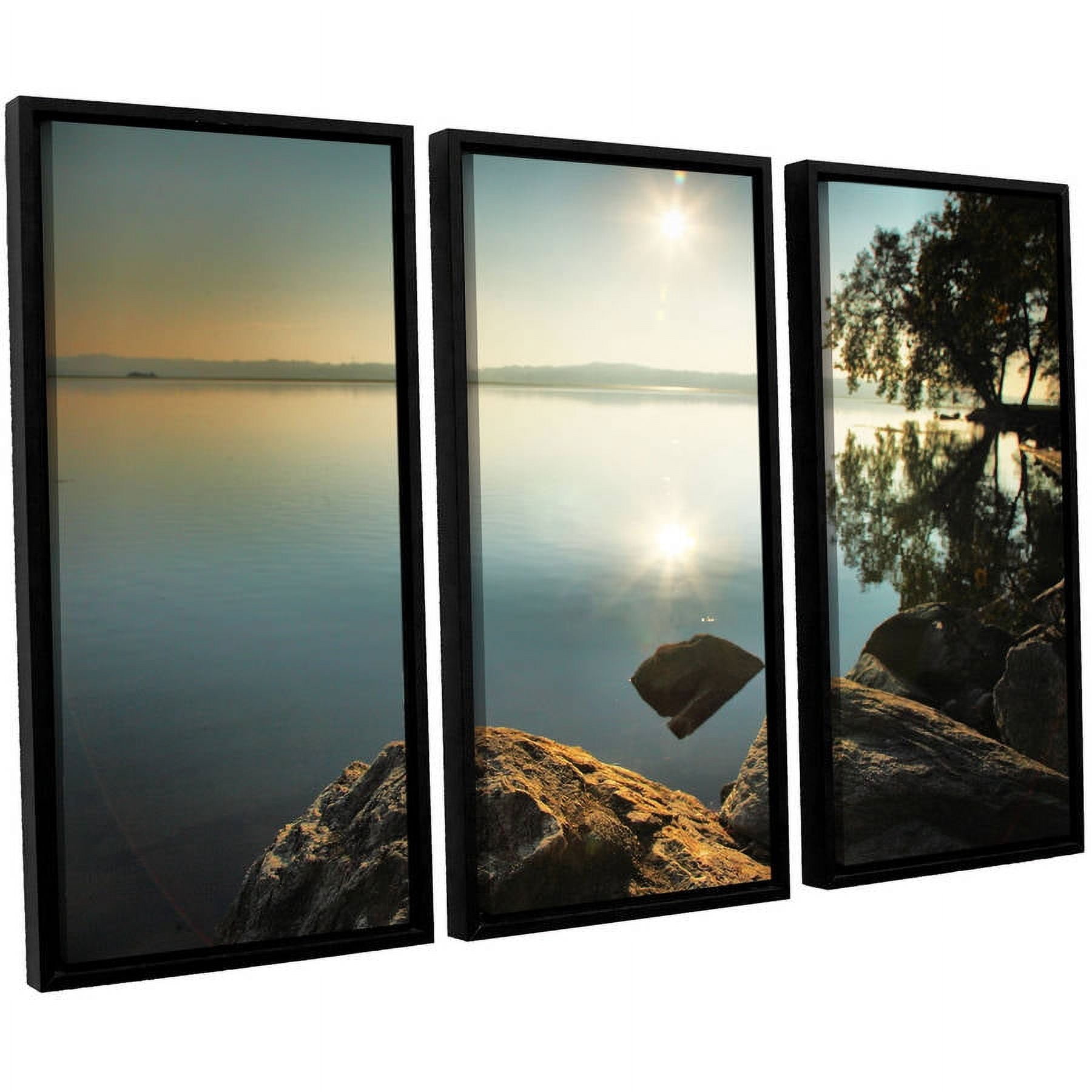 ArtWall Steve Ainsworth "Starting Over" 3-Piece Floater-framed Canvas Set