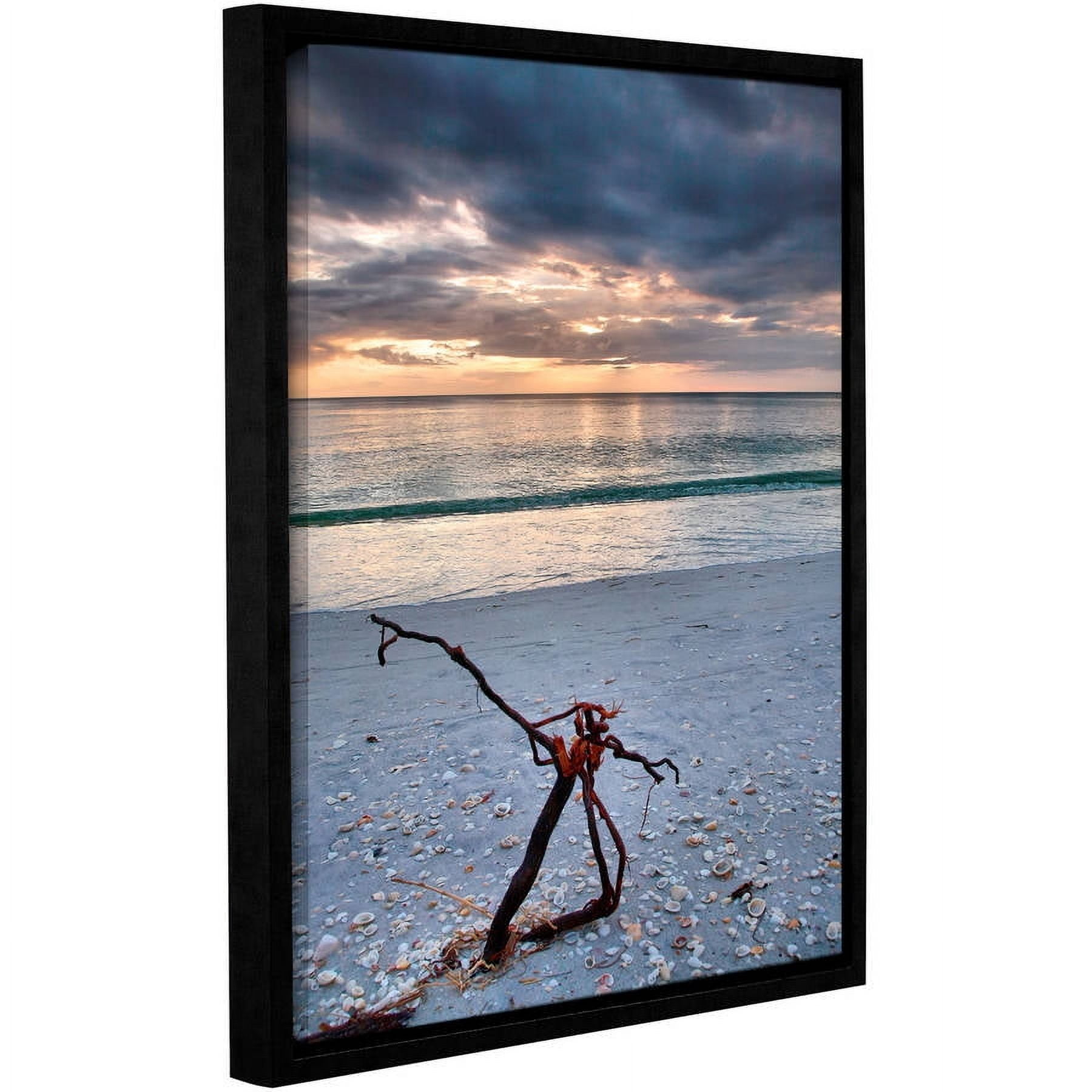 ArtWall Steve Ainsworth "The Storm" Gallery-Wrapped Floater-Framed Canvas