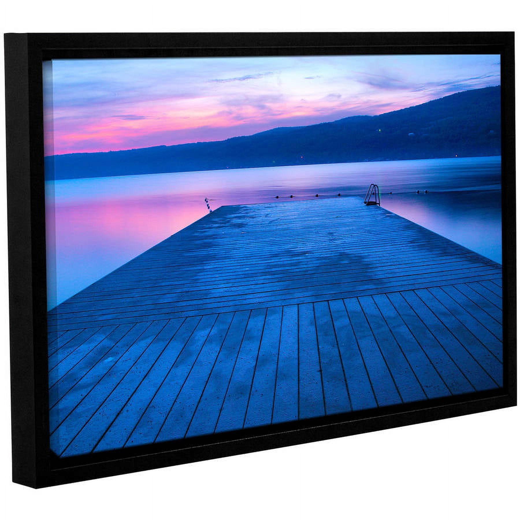 ArtWall Steve Ainsworth "Waiting For Dawn" Gallery-Wrapped Floater-Framed Canvas