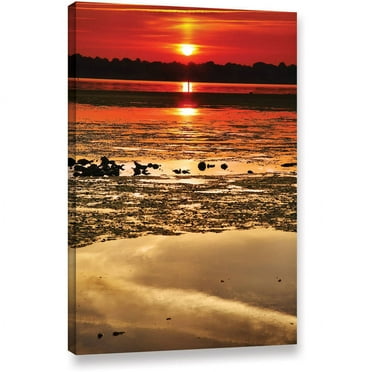 ArtWall Steven Ainsworth "Breaking Dawn" Gallery-Wrapped Canvas
