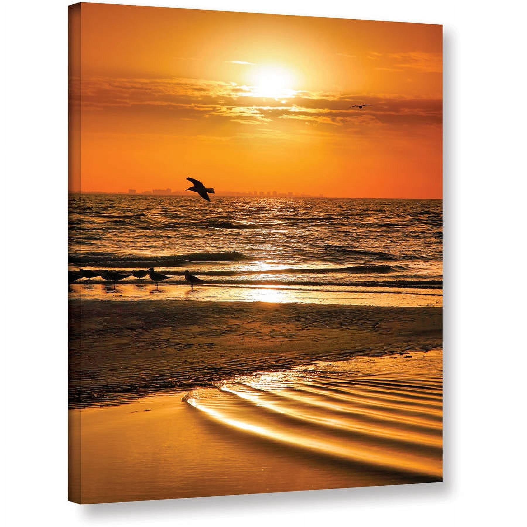 ArtWall Steven Ainsworth "Sanibel Sunrise III" Gallery-wrapped Canvas