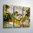 thumbnail image 1 of ArtWall Summer Veranda, 3 Piece Gallery Wrapped Canvas Set by Tim Benjamin, 1 of 3