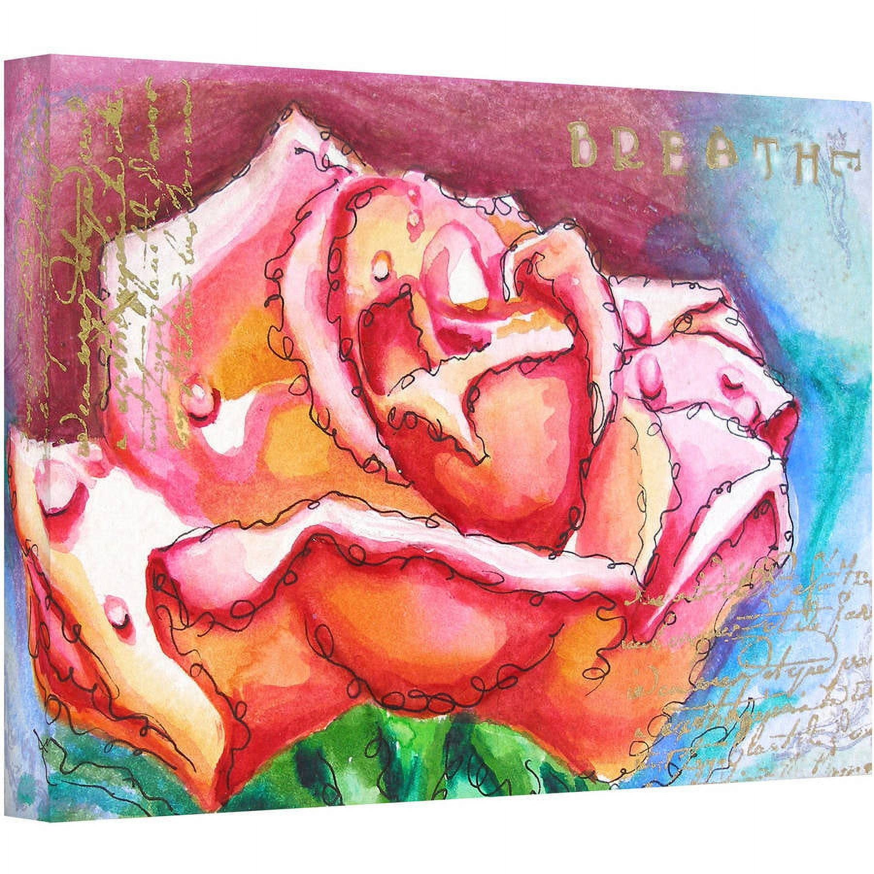 ArtWall Susi Franco "Breathe" Gallery-wrapped Canvas