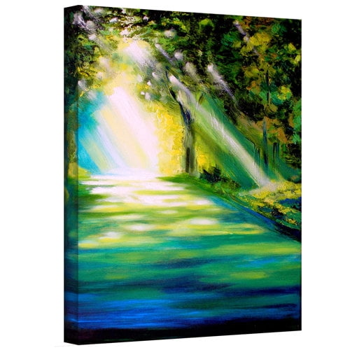 ArtWall Susi Franco "Misty Morning" Gallery-wrapped Canvas
