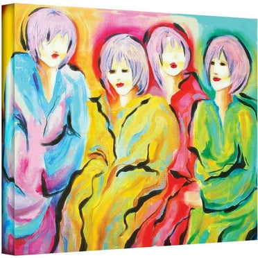 ArtWall Susi Franco "Mood Swings" Gallery-wrapped Canvas