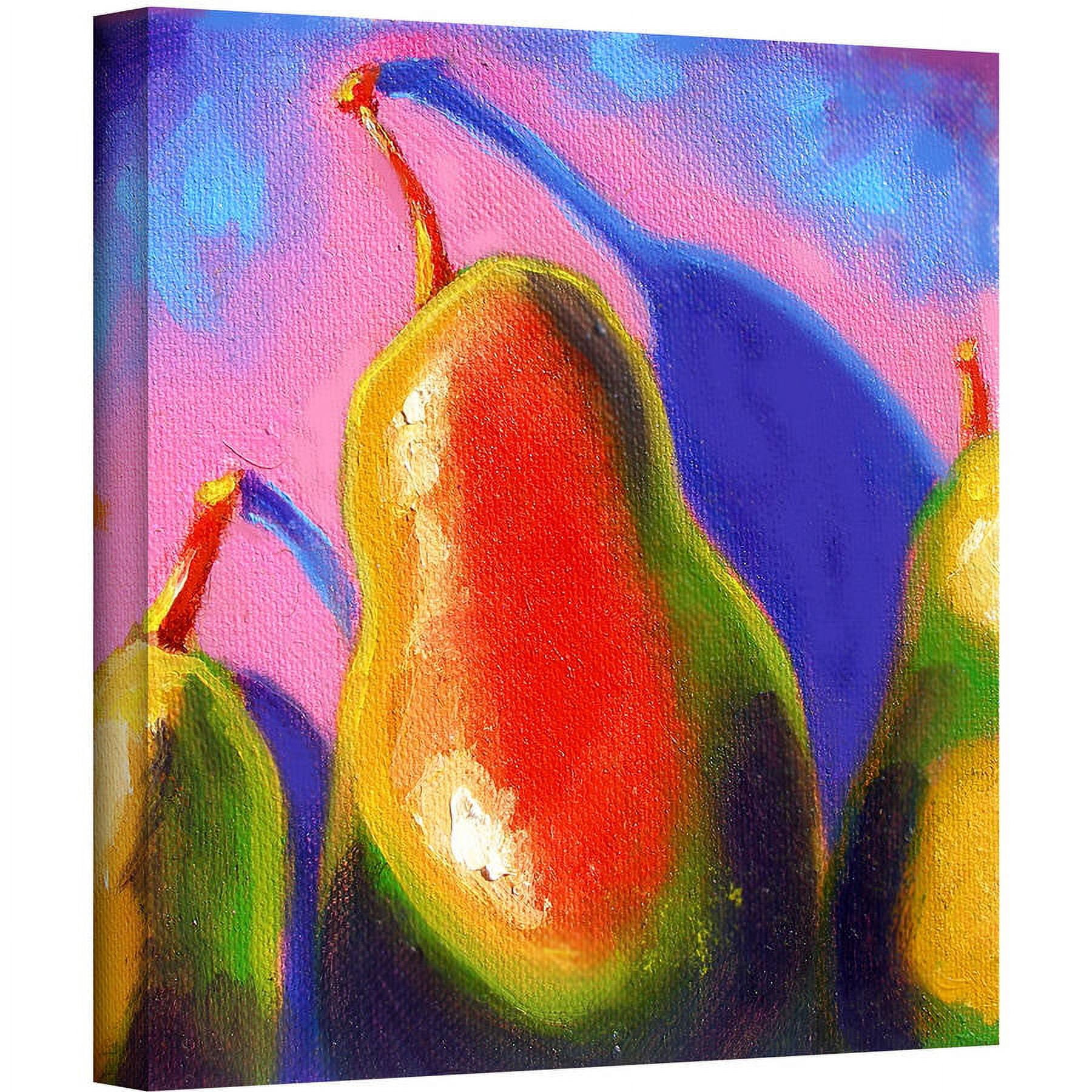 ArtWall Susi Franco "Pearfect Shadow" Gallery-wrapped Canvas