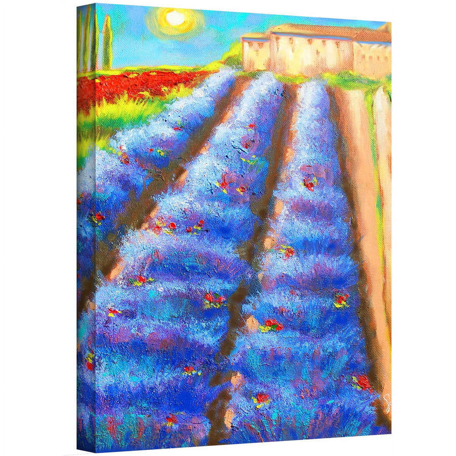 ArtWall Susi Franco "Provence Rows" Gallery-wrapped Canvas