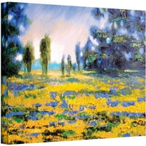 ArtWall Susi Franco "Sea of Butter" Gallery-wrapped Canvas