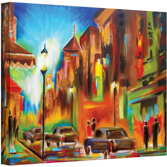 ArtWall Susi Franco "Twilight in Treviso" Gallery-wrapped Canvas