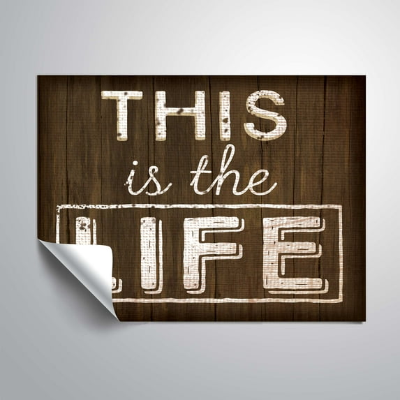 ArtWall This is the Life, Removable Wall Art Mural by Jennifer Pugh