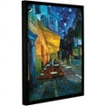 thumbnail image 1 of ArtWall Vincent Van Gogh "Café Terrace At Night" Floater Framed Gallery-Wrapped Canvas, 1 of 2