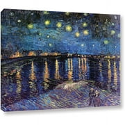 ArtWall Vincent van Gogh "Starry Night Under the Rhone" Canvas