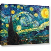 ArtWall Vincent van Gogh "Starry Night" Wrapped Canvas
