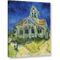 thumbnail image 1 of ArtWall Vincent van Gogh "The Church at Auvers" Wrapped Canvas Art, 1 of 2