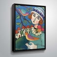 thumbnail image 1 of ArtWall WOMAN WITH BIRD, Gallery Wrapped Floater-framed Canvas by Holly Wojahn, 1 of 3