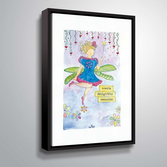ArtWall create delightful memories, Gallery Wrapped Floater-framed Canvas by Lorri Hanna