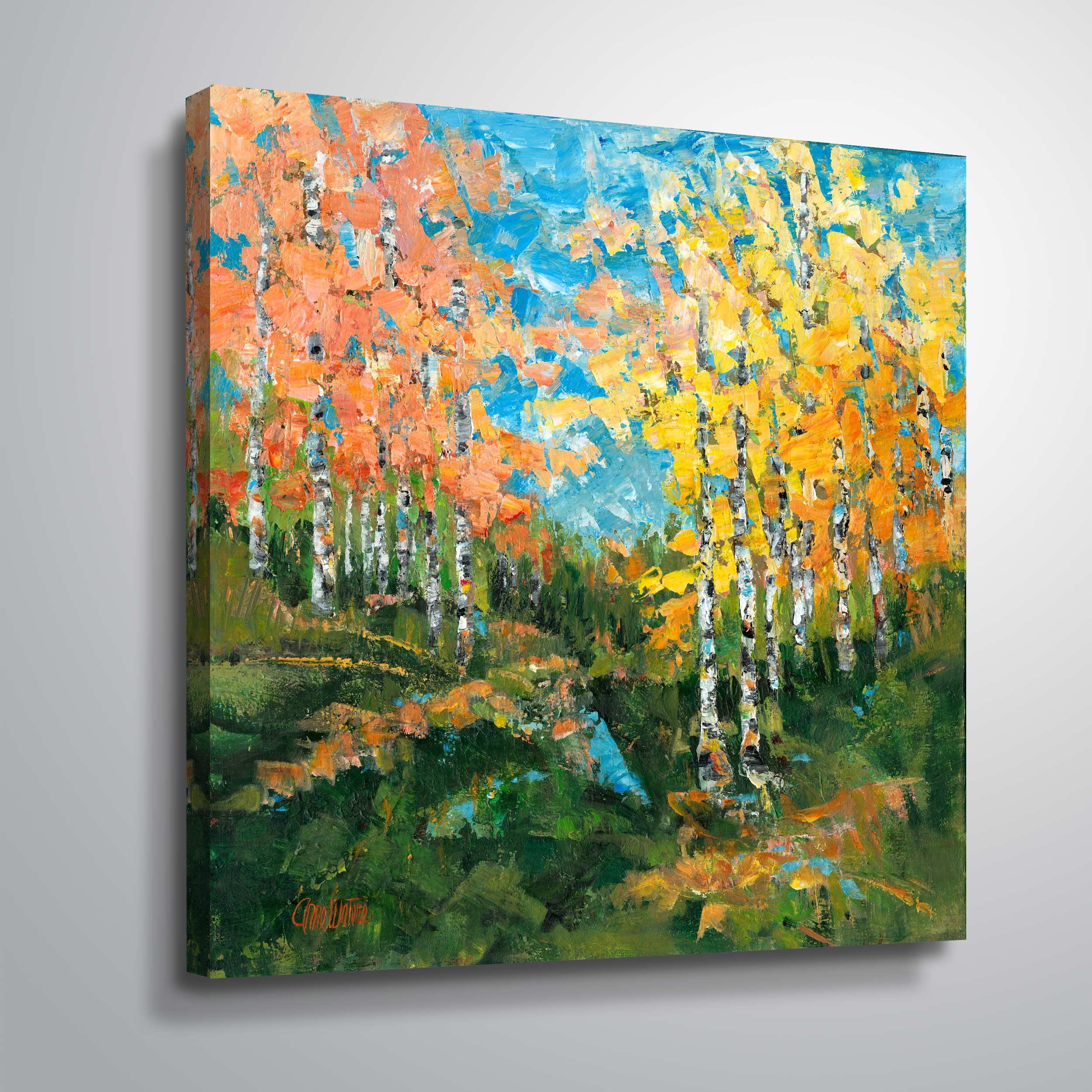ArtWallChanging Seasons, Gallery Wrapped Canvas by Anne Waters