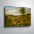 thumbnail image 1 of ArtWallVillage View, Gallery Wrapped Canvas by David Rollins, 1 of 3