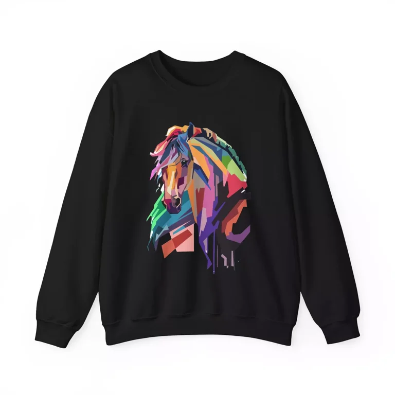 ArtWear5 WM160 Warm sweatshirt for men Horse Sweatshirt Horseback Riding Equestrian Lovers Women Men Rider Sweatshirt Walmart