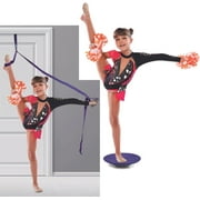 Artan Balance Disc Core Balance Board and Flexibility Equipment Strap - Purple, Large, 2 Pc. Set