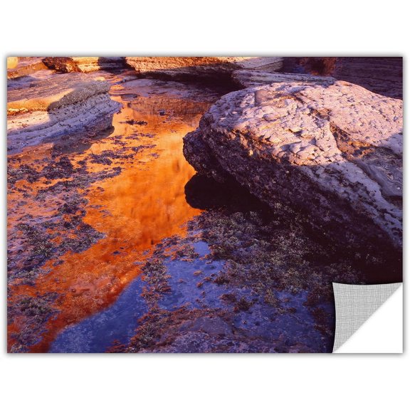 Artapeelz Dean Uhlinger "Sunset Cliffs Reflection" Removable Wall Art Graphic