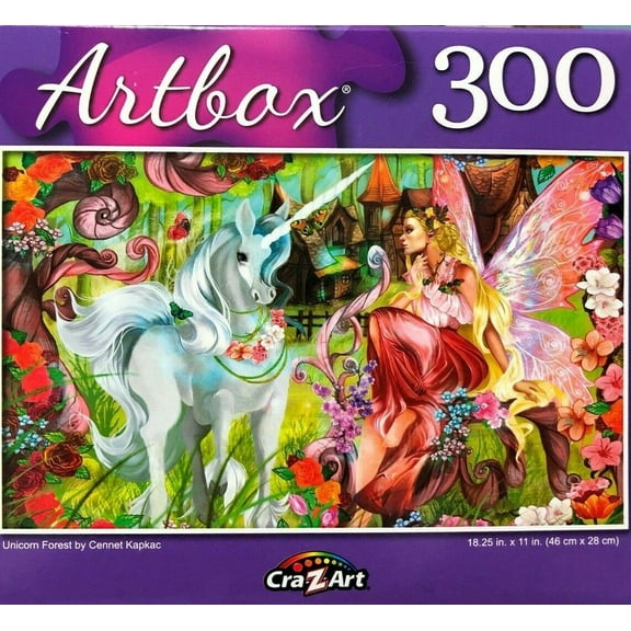 Artbox Unicorn Forest - 300 Piece Jigsaw Puzzle
