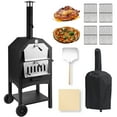 thumbnail image 1 of Artbros Outdoor Pizza Oven, Wood-Fire Pizza Oven with Pizza Stone and Waterproof Cover, 1 of 8