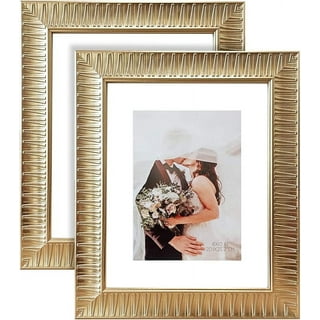 Lavie Home 8x8 Picture Frames (1 Pack, Gold) Simple Designed Photo Frame with High Definition Glass for Wall Mount & Table Top Display
