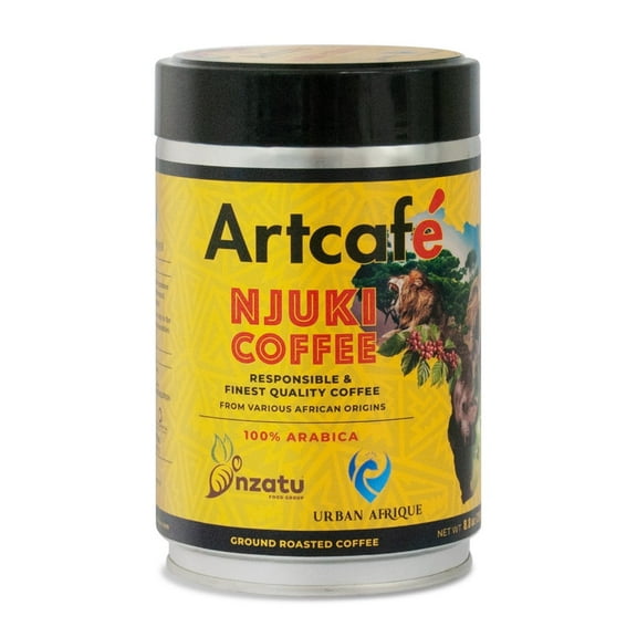 Artcaf Njuki 100% Premium Arabica Ground Roasted Coffee 250g Can