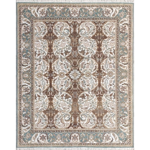 Artcore Hand Knotted Traditional Oriental Wool Rug  Multicolor  8x10 ft  Ready to Ship | Unique One-of-a-Kind Handmade Area Rug