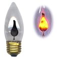 Artcraft Flicker Flame 3W Light Bulb with Standard Base Has a Soft