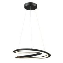 Artcraft Lighting Ara 24W LED Pendant Black