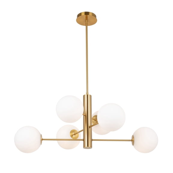 AC11765BR Artcraft Lighting Bonita - 6 Light Chandelier-14 Inches Tall and 23 Inches Wide