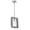 thumbnail image 1 of Artcraft Lighting Gatehouse 1 Light Pendant (Dark Pine & Brushed Nickel), 1 of 2