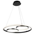 thumbnail image 1 of Artcraft Lighting Gemini 32W LED Pendant Black and Nickel, 1 of 13
