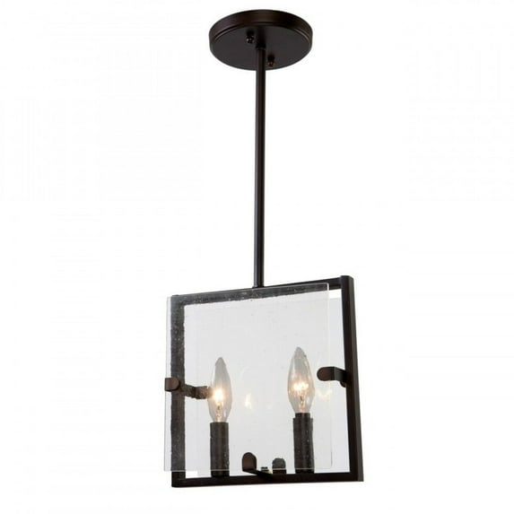 AC10300OB-Artcraft Lighting-Harbor Point-Two Light Pendant-3.25 Inches Wide by 9 Inches High-Oil Rubbed Bronze Finish