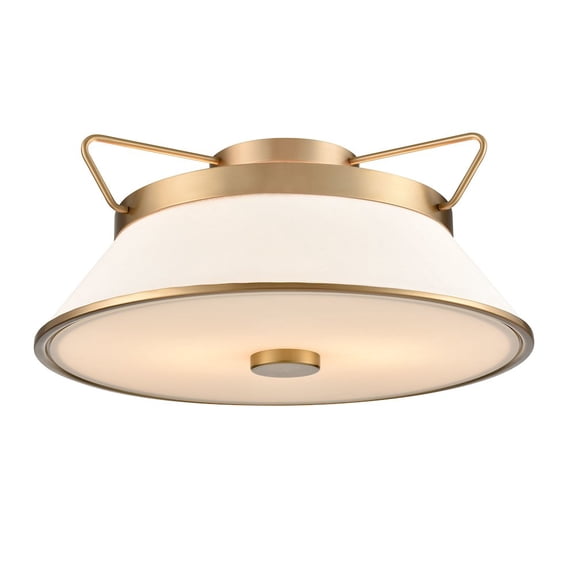 Artcraft Lighting Layla Semi Flushmount Brushed Brass
