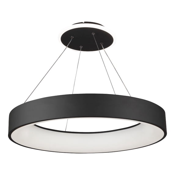 Artcraft Lighting Lazio Collection Integrated LED Chandelier, Black