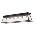 thumbnail image 1 of AC11854BK-Artcraft Lighting-Lucian - 6 Light Island-10 Inches Tall and 10 Inches Wide-Black/Brushed Brass Finish, 1 of 7