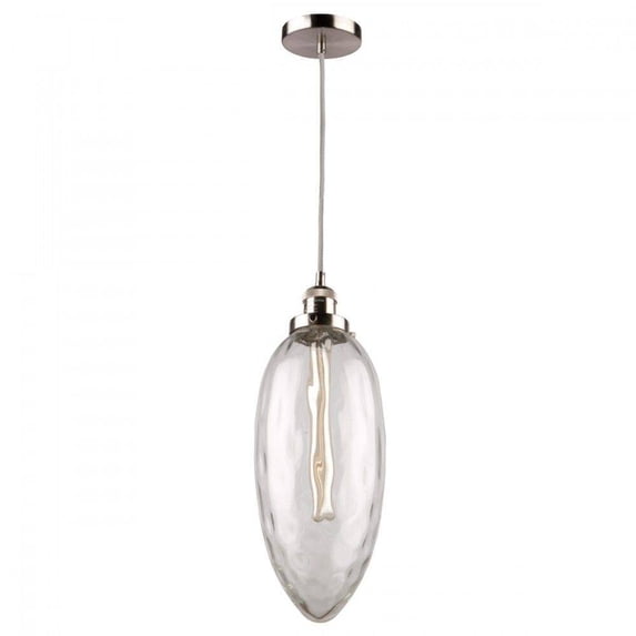 AC10711-Artcraft Lighting-Lux-1 Light Pendant in Modern Style-7 Inches Wide by 19 Inches High -Traditional Installation