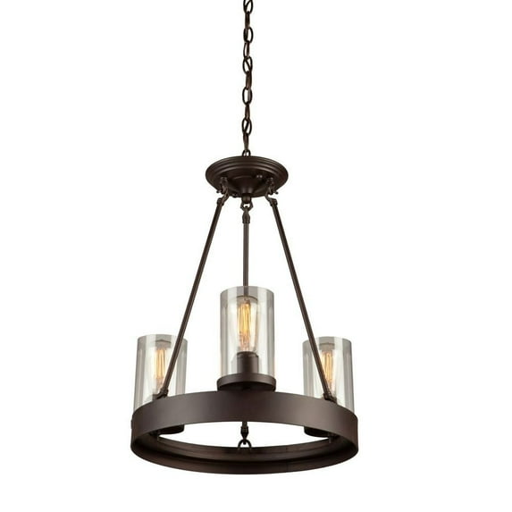 AC10003 Artcraft Lighting Menlo Park - 3 Light Chandelier -Traditional Installation