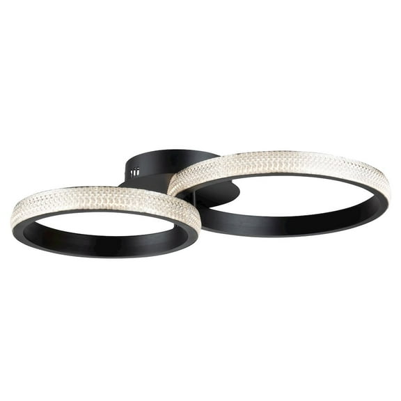 Artcraft Lighting Nova 30W LED Flush Mount Black